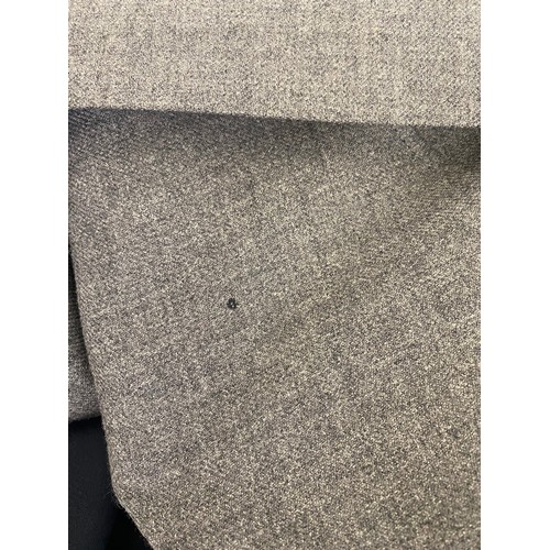 242 - Christian Dior Boutique grey wool suit; A Christian Dior red wool dress; a Hardy Amies boutique grey... 