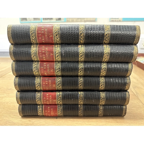 363 - Edward Walford. Old And New London in six volumes.