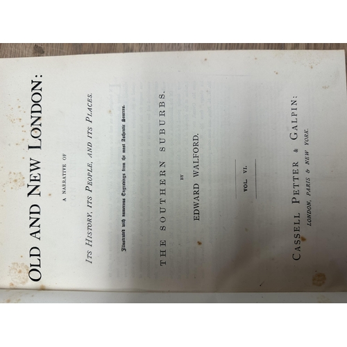 363 - Edward Walford. Old And New London in six volumes.