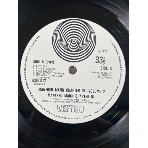 721 - Manfred Mann, Chapter Three, Volume Two, Vinyl Record.  See photos for details and condition.