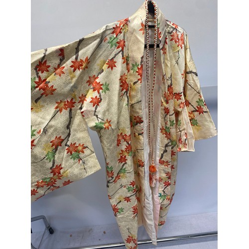 172 - Three Oriental silk Kimonos.