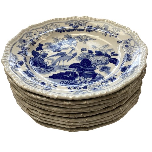 335 - A mixed collection of blue and white and oriental style ceramic items.