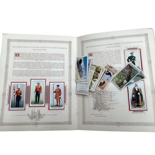 330 - A collection of cigarette cards and 20th century UK coinage.