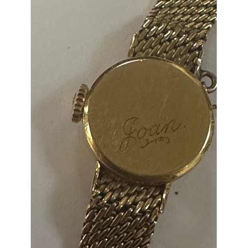 143 - A 18ct gold Rolex Orchid cocktail watch with integral 18ct gold strap(Gross 24.6g) together with a y... 