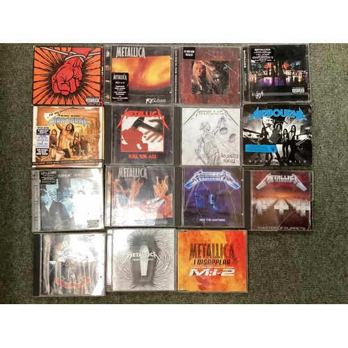 734 - Large qty of Metallica CD's and other artists see photos for details