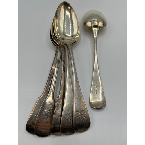 35 - A 19th century  sterling silver flatware service. Various dates and makers. William Cripps. London, ... 