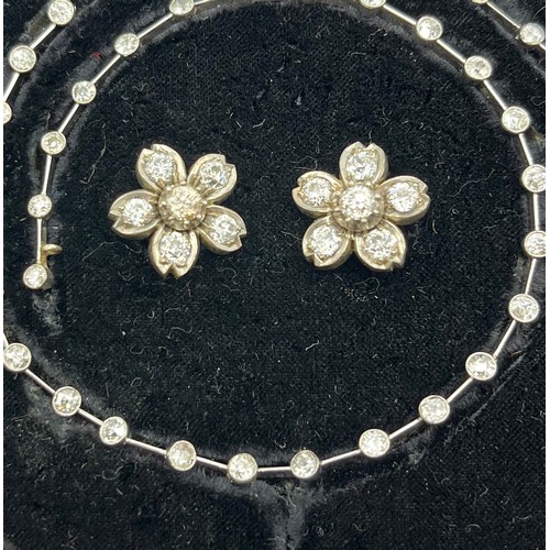 4 - A late 19th / early 20th century, metamorphic diamond tiara. Converting into a tiara, earrings, neck... 