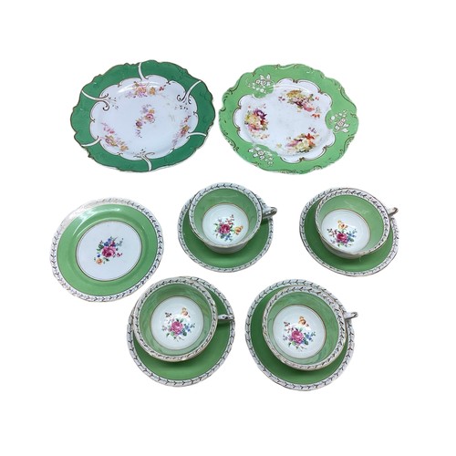 191 - A bone china part tea set