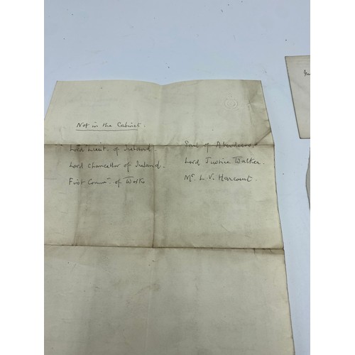 195 - An Autograph book, with letter from Winston Churchill. on headed note paper, 105 Mount Street, Nov 1... 