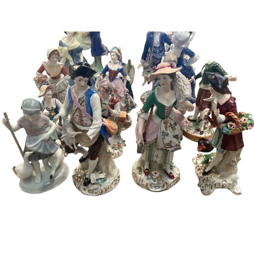 226 - Quantity of general china to include figurines, Royal Doulton ladies, Adrienne etc, and a collection... 