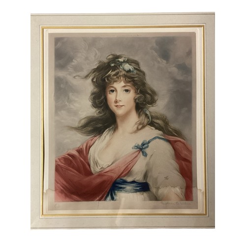 416 - Four gilt framed and glazed portrait prints, all signed in pencil Sydney Wilson. Portrait of a child... 