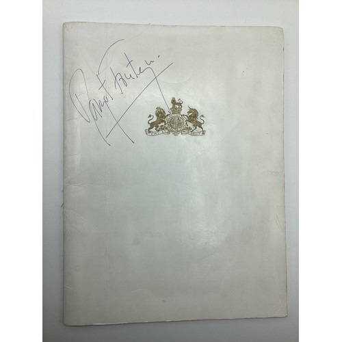 203 - Signed Margot Fonteyn program. Royal Opera House Covent Garden. Covent Garden Opera Company.