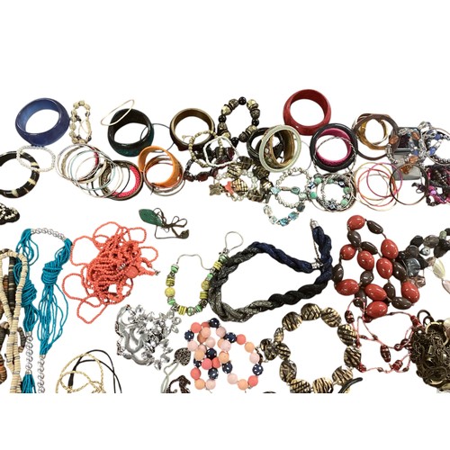 21 - A large collection of costume and high street jewellery (quantity)