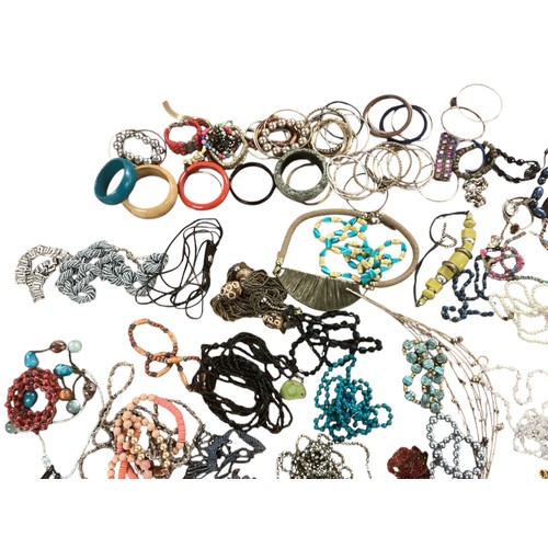 22 - A large collection of costume and high street jewellery (quantity)