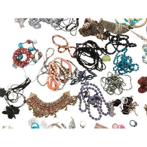 22 - A large collection of costume and high street jewellery (quantity)