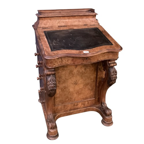 520 - Small writing desk 58 cm wide x 60 cm deep x 94 cm high