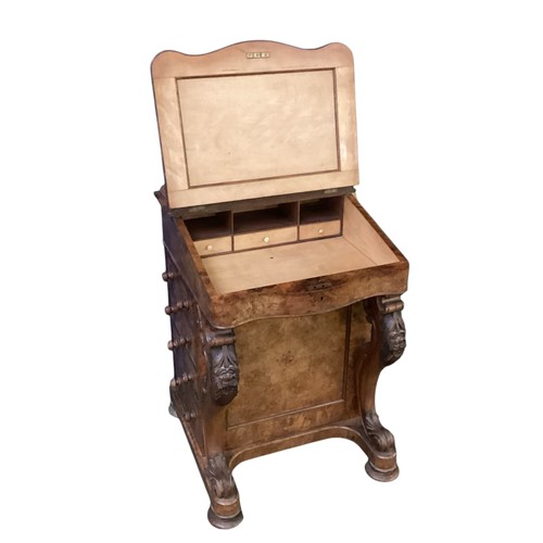 520 - Small writing desk 58 cm wide x 60 cm deep x 94 cm high