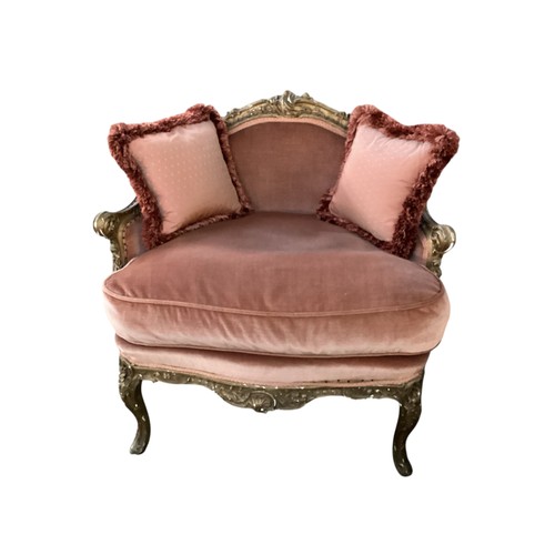 508 - A part suite of French Salon furniture in the Louis XVth style, part of the Eaton Square clearance, ... 