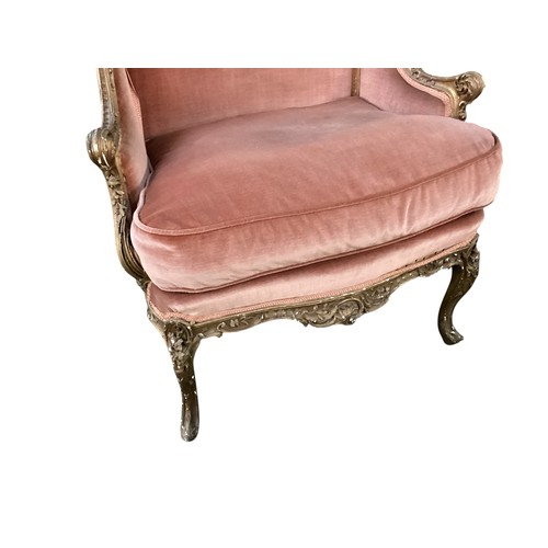 508 - A part suite of French Salon furniture in the Louis XVth style, part of the Eaton Square clearance, ... 