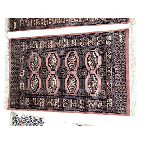 350 - Lot 350-380 a quantity of rugs from a local private collector who is now downsizing. Lot 350: Three ... 