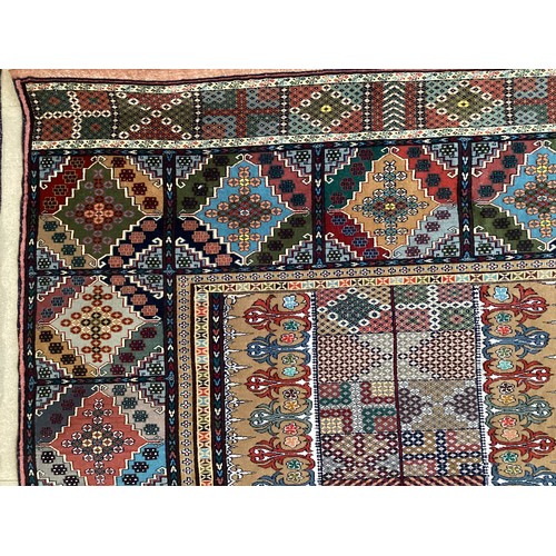 373 - Three similar wool rugs, see photos for details. Wear commensurate with age and use. Largest 116 cm ... 