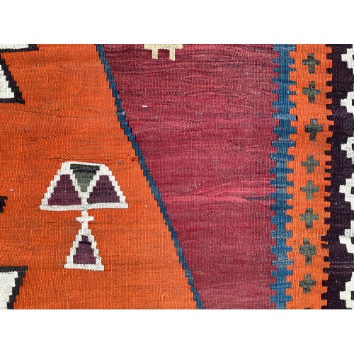 376 - Kelim rug, see photos for details 145 cm x 220 cm, condition fair