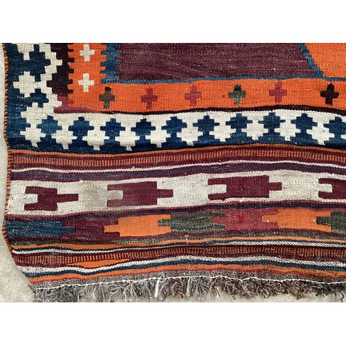 376 - Kelim rug, see photos for details 145 cm x 220 cm, condition fair