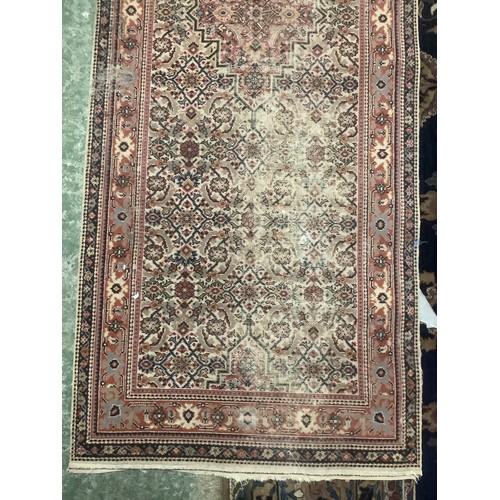 349 - Two Persian style small rugs, 140cm x 204 and runner 92cm x 365cm