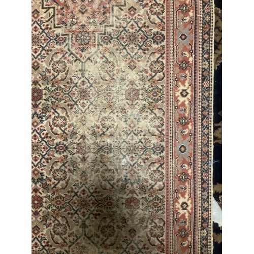 349 - Two Persian style small rugs, 140cm x 204 and runner 92cm x 365cm