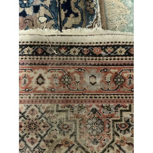 349 - Two Persian style small rugs, 140cm x 204 and runner 92cm x 365cm