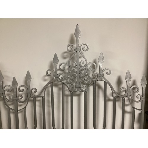 573 - A decorative headboard