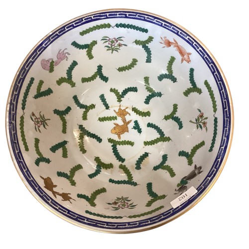 102 - A quantity of china to include a large Herend  oval fish plate with drainer, 62cm Long, and a Herend... 