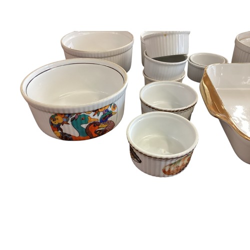 106 - A quantity of general household kitchen china, including Royal Worcester and Apilco, all as found an... 