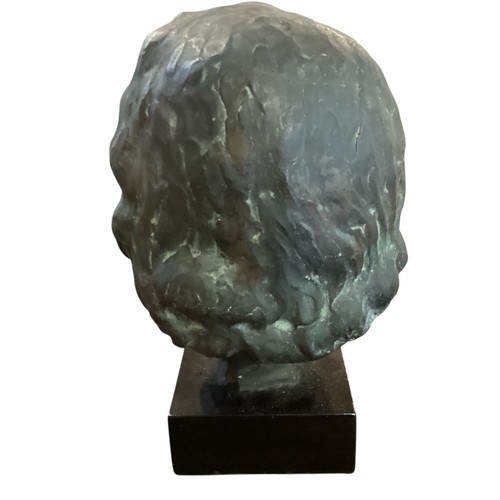 250 - A portrait bust head of a lady - Mrs Mary Rawlings (1960s) on raised stand, approx height, 31cm High... 