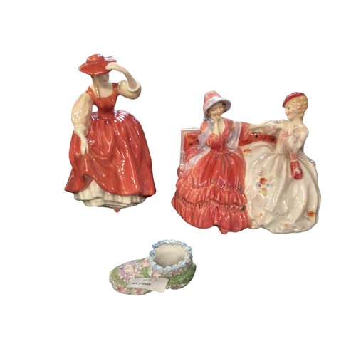 267 - Royal Doulton, The Gossips, and Buttercup; and two Ridgeway jugs and other various mixed china, some... 