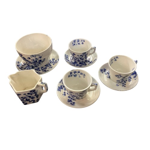 277 - A quantity of Blue and White China to include Children's Tea set, see all images for details and con... 