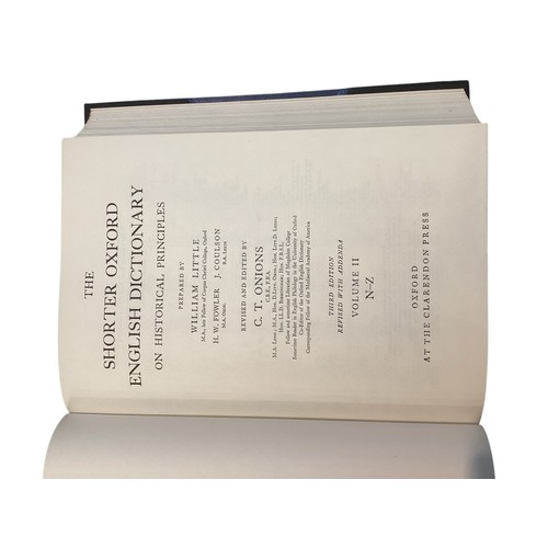 274 - Books: Shorter Oxford English Dictionary 3rd Edition, see images for condition