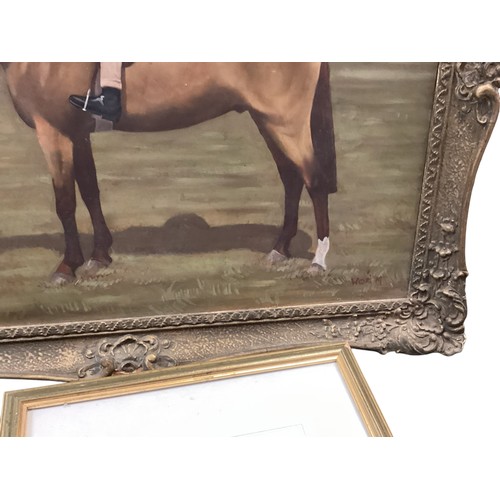 157 - A quantity of decorative picture frames and artwork