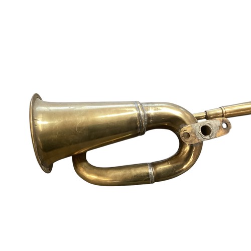 165 - A vintage brass car horn