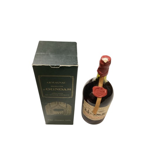 129 - Bas-Armagnac, Domaine D'Ognoas, Millesime 1964, Mis En Bouteille 1997.  With original box.  Some wea... 