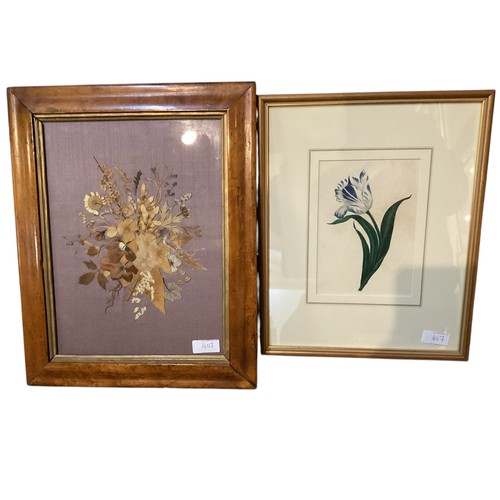 407 - A quantity of decorative framed and glazed pictures and prints to include, maple style framed histor... 