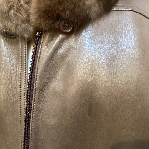 5 - GUCCI, light brown leather coat with a sable fur detachable lining, a fur collar, and detachable lea... 