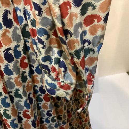 9 - Two printed cotton long dresses, 1970's, One labeled LIBERTY OF LONDON. The other Fabric by Liberty ... 