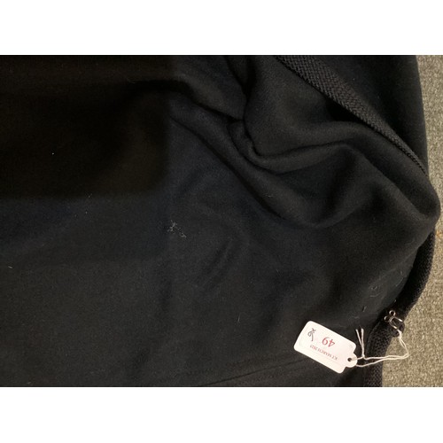 49 - A quantity of Moroccan and Moroccan style clothes to include SAINT LAURENT black wool cape with hood... 