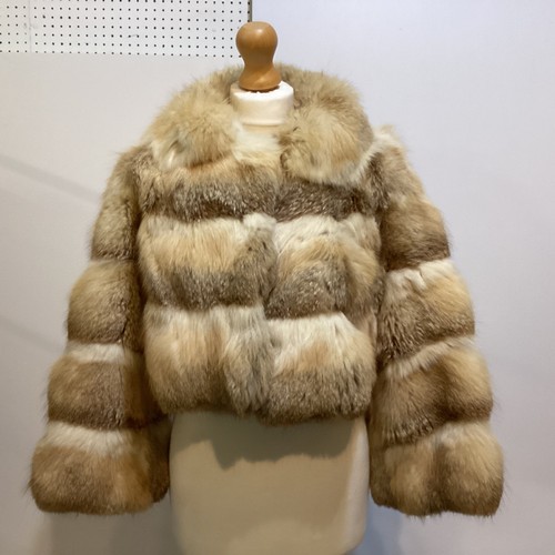 86 - A short fur coat, lined, some minor marks to lining, and a long fur coat with wear and losses to fro... 