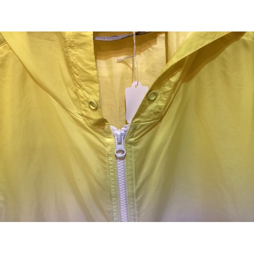 158 - STELLA McCARTNEY FOR ADIDAS shower proof jacket with hood. Size M. A pair of ROBERTO CAVALLI gym leg... 