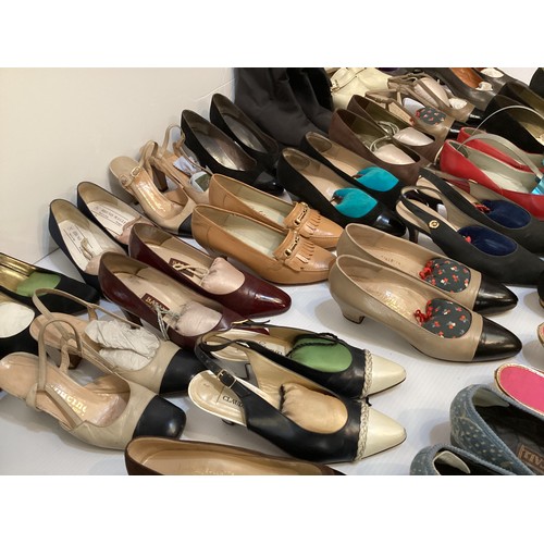 65 - A quantity of ladies shoes, various sizes 36-37,  all in used condition, see all photos for details.