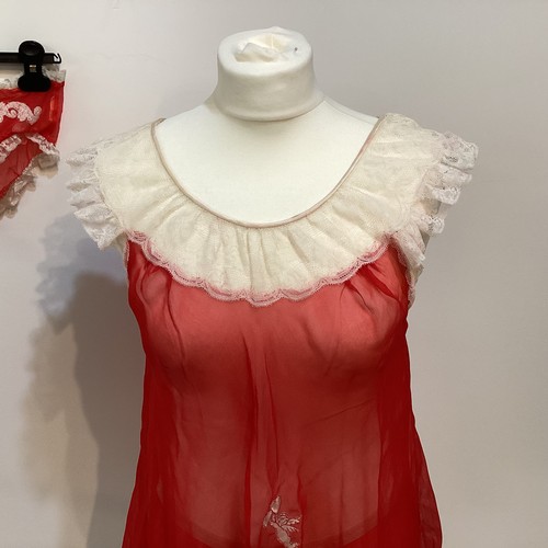 61 - JUEL PARK (couture lingerie company) undergarments, to include a baby doll style nightie, petticoat ... 