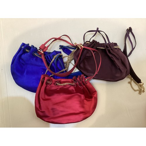 146 - A quantity of handbags to include Krizia, Karl Lagerfeld, Emporio Armani, Chloe, Betsy Johnson, DVF,... 