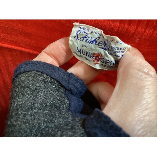 56 - Quantity of vintage Cashmere to include VALERIE LOTHIAN, HIGHLAND , BARRIE for Harvey Nichols, S Fis... 